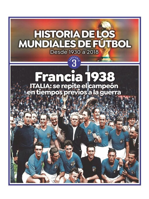 Cover image for Historia de los mundiales de fútbol